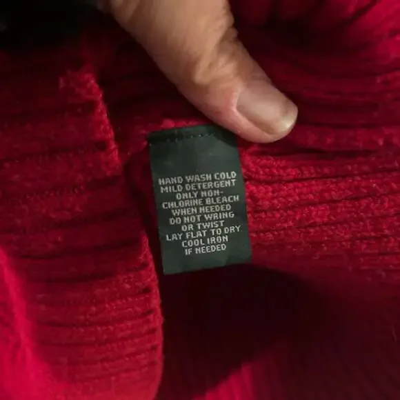 Lauren Ralph Lauren Jeans Co Hooded Sweater Size Large Preppy - Picture 10 of 10